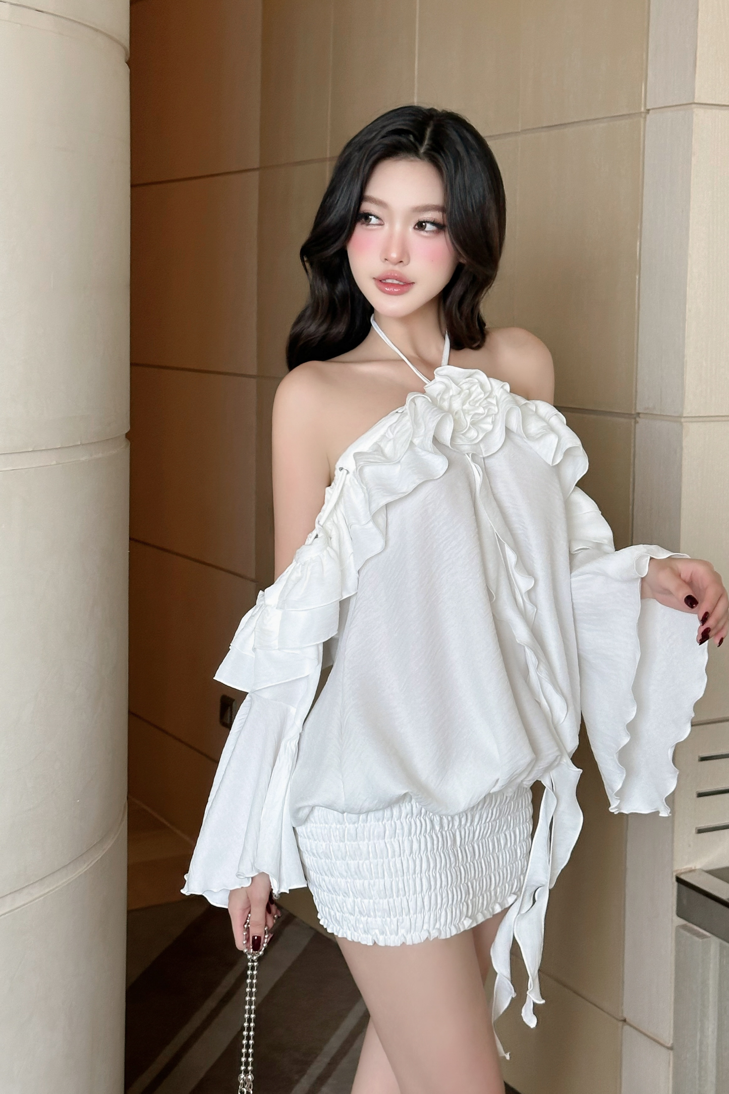 Tessa Mini Dress - White