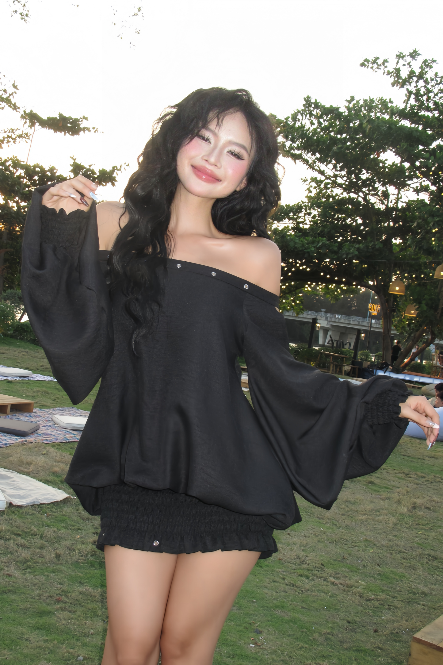 Bella Mini Dress - Black