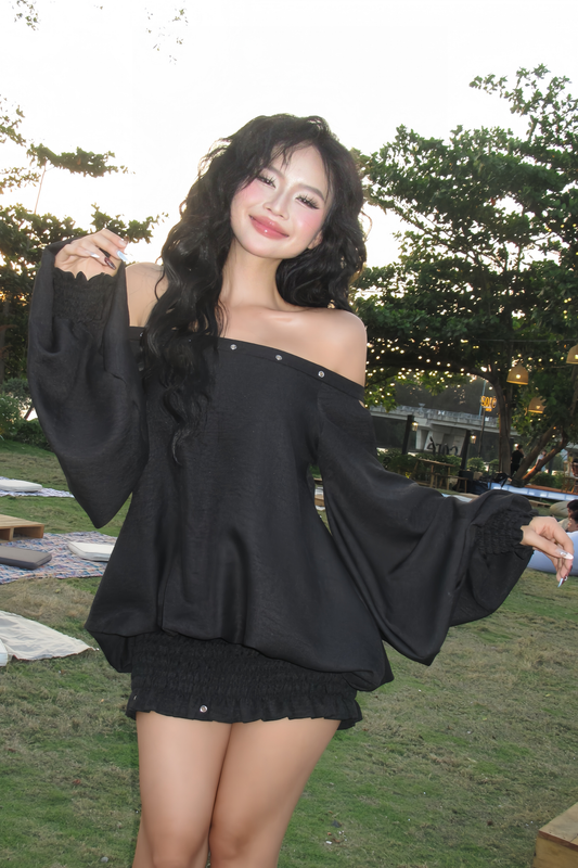 Bella Mini Dress - Black