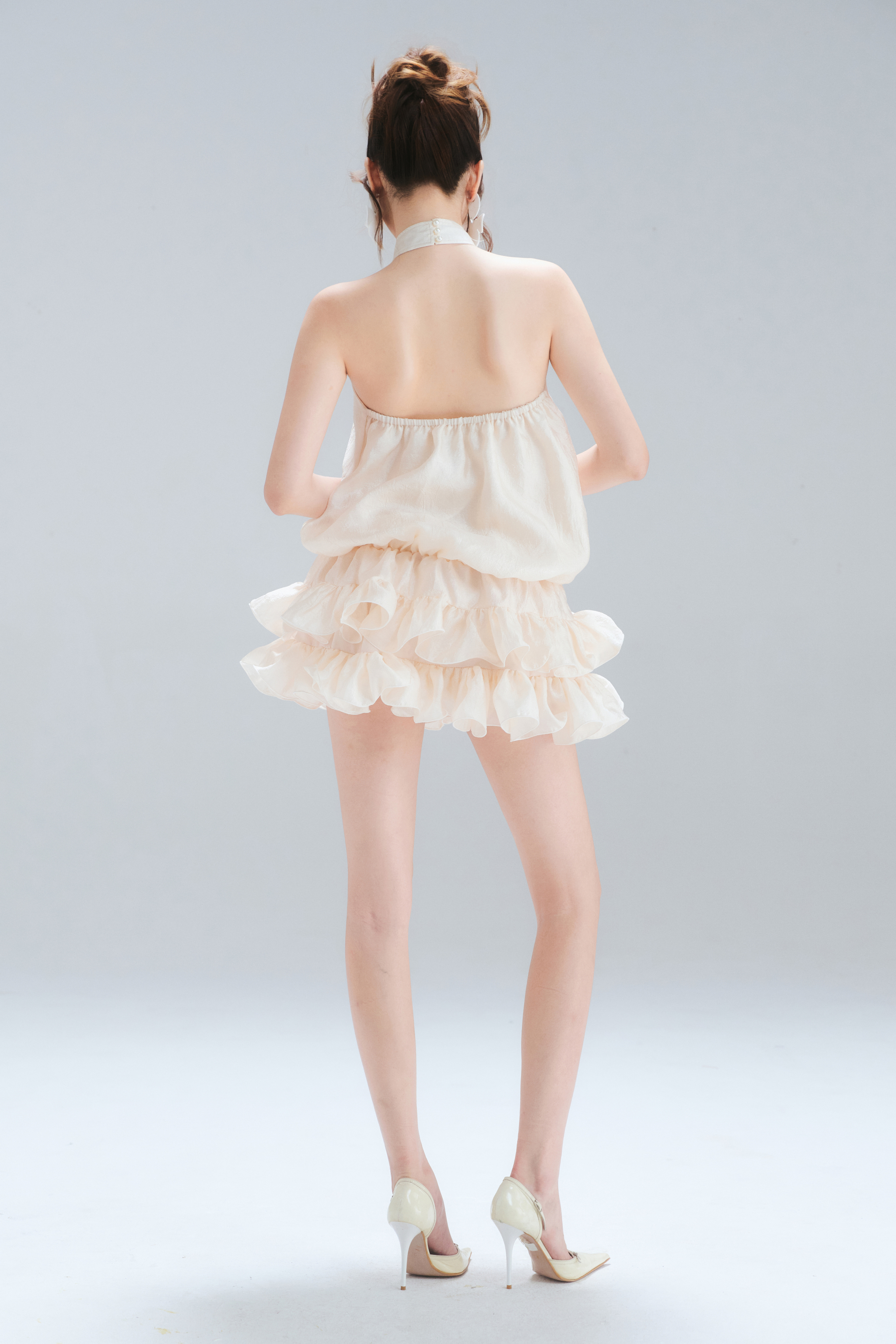 Vanilla Ruffle Dress