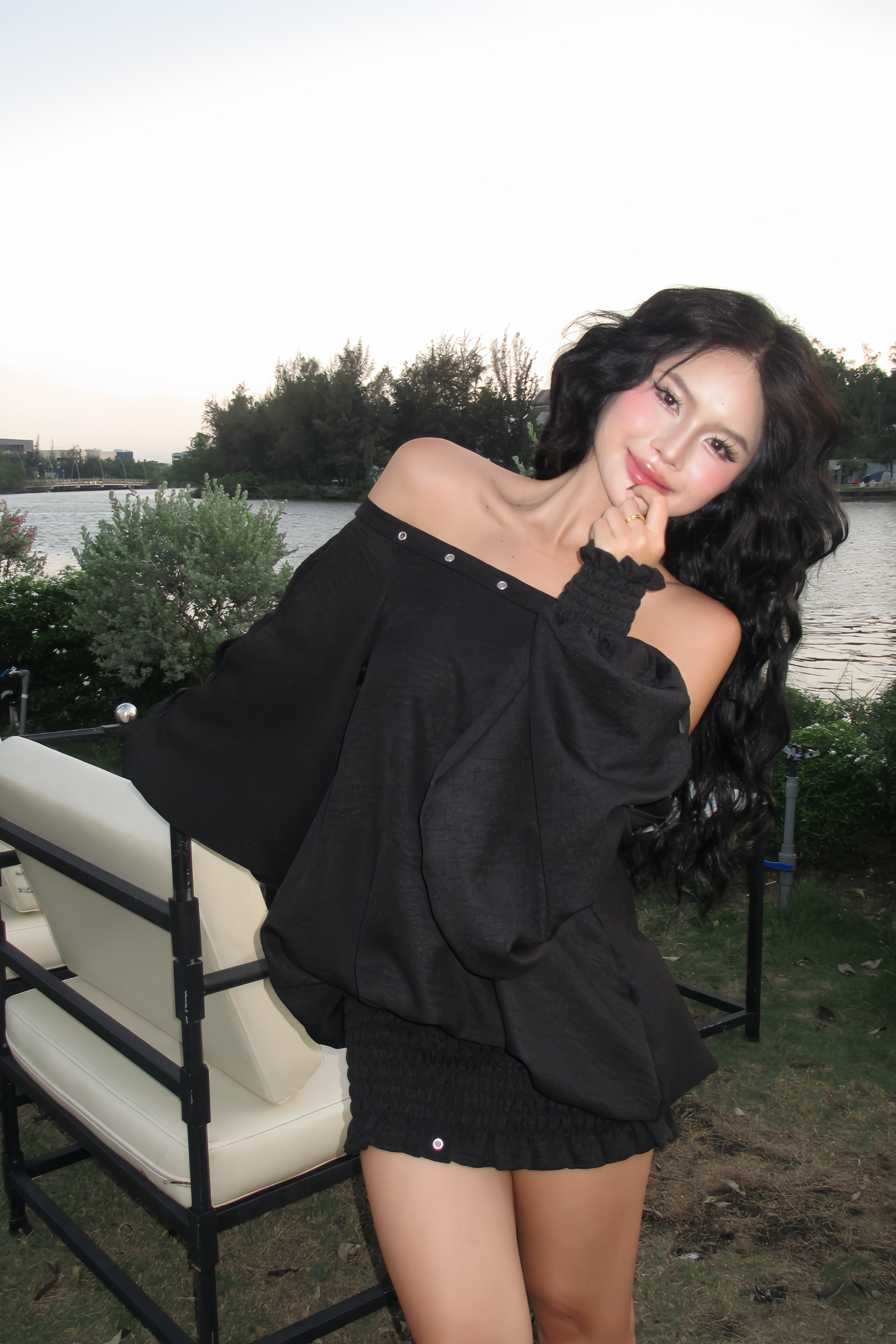 Bella Mini Dress - Black