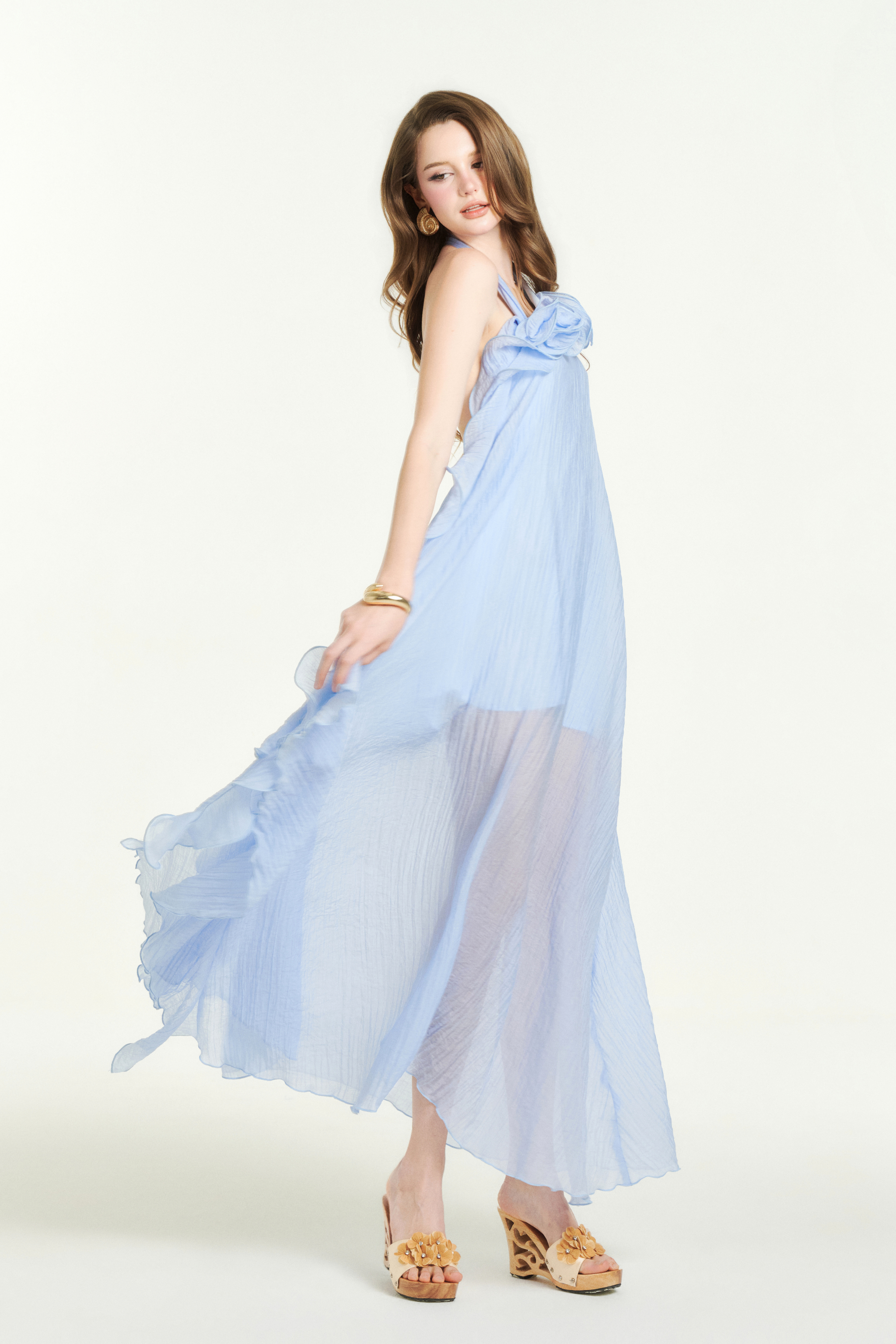 Azure Midi Dress